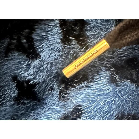 Louis Vuitton **RARE/LIMITED EDITION** Monogram Mink Peplum Vest - Blue - Picture 5 of 12